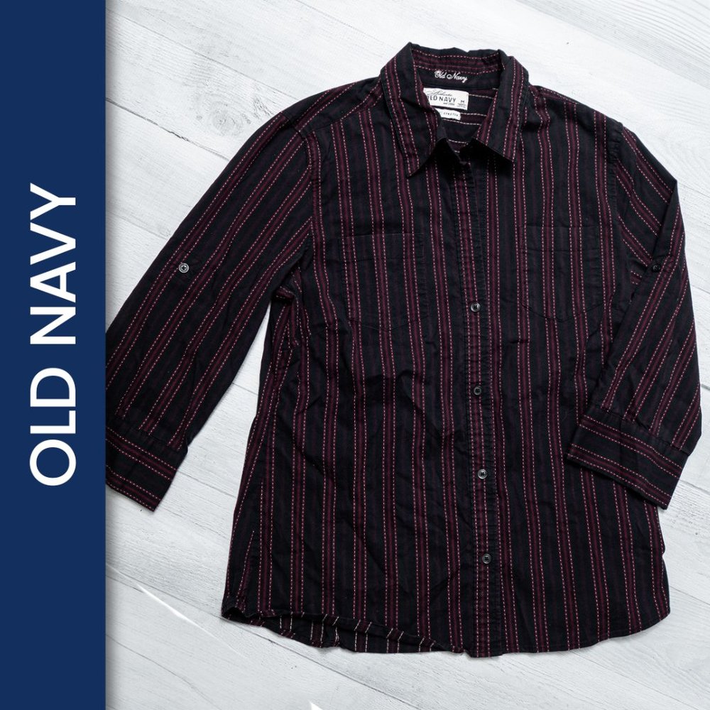 Women's Old Navy Vintage Button Down Shirt - Med